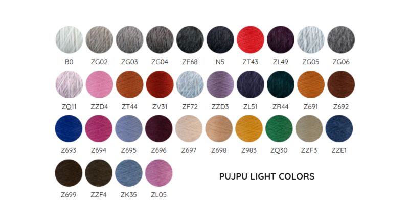 Pujpu Light Colors.