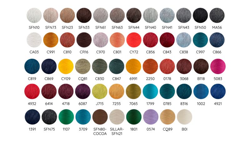 Available colors Available colors